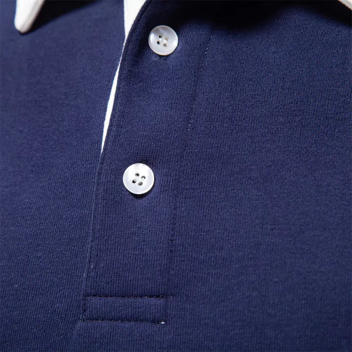 Harrington Polo-Collar Sweater