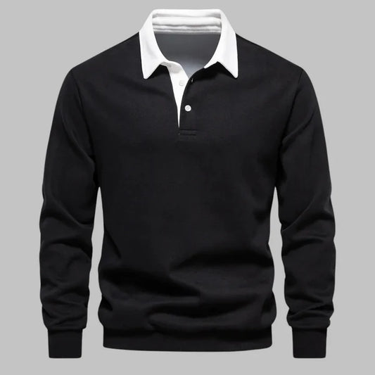 Harrington Polo-Collar Sweater