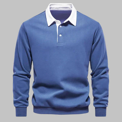 Harrington Polo-Collar Sweater