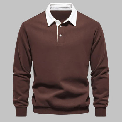 Harrington Polo-Collar Sweater