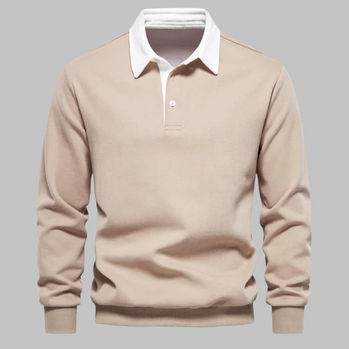 Harrington Polo-Collar Sweater
