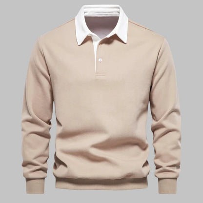 Harrington Polo-Collar Sweater