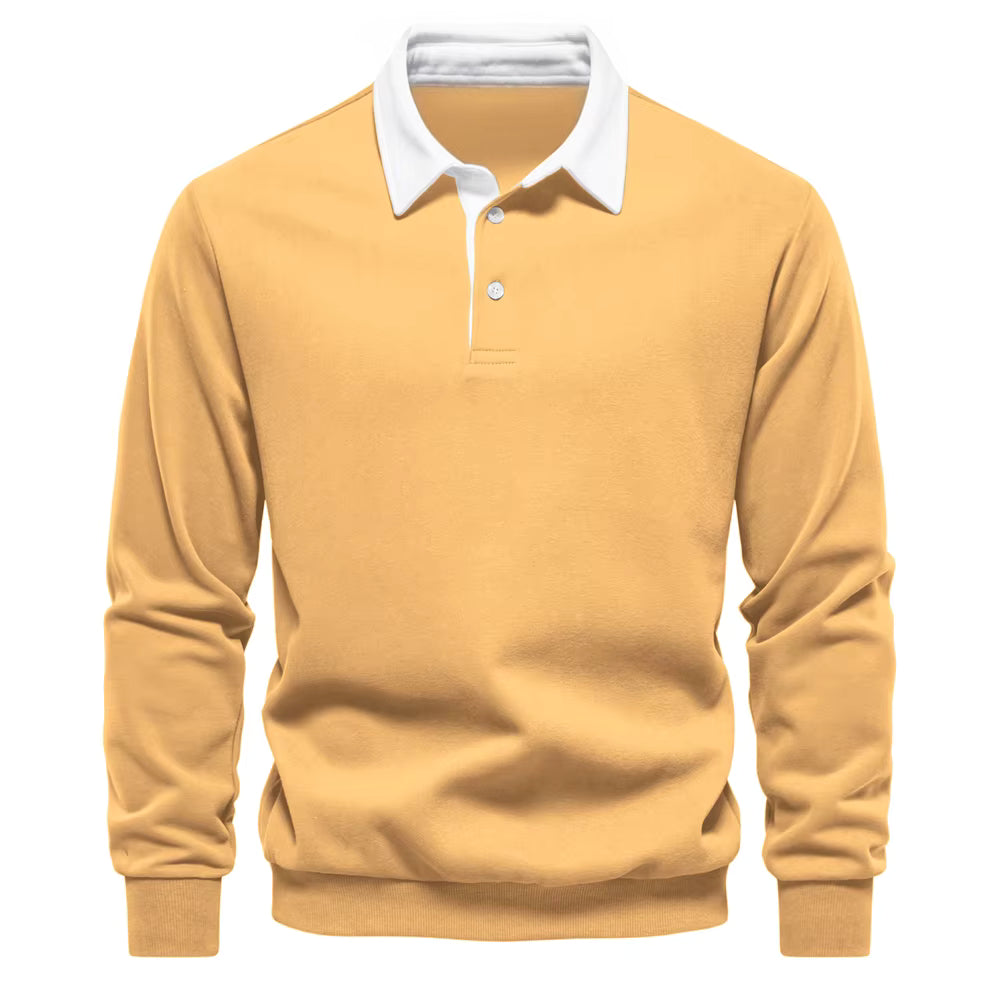 Harrington Polo-Collar Sweater