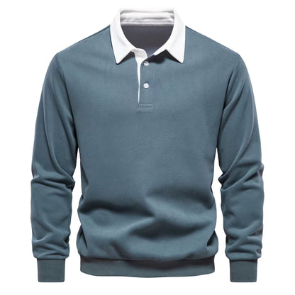 Harrington Polo-Collar Sweater