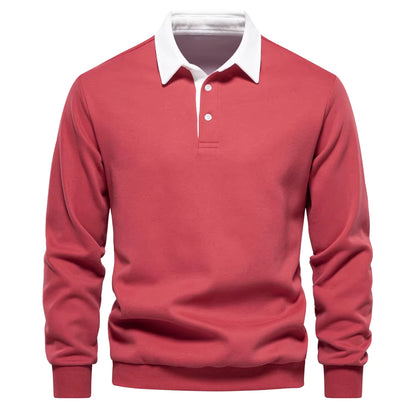 Harrington Polo-Collar Sweater