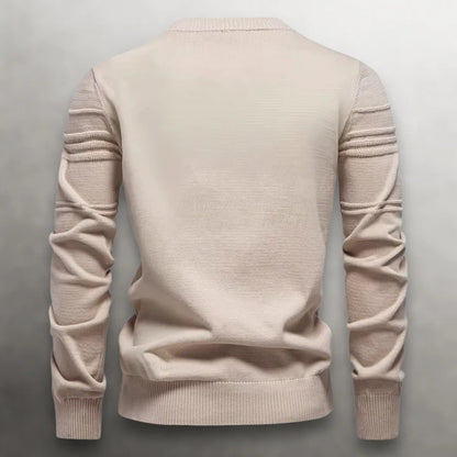 Ellington Grid-Knit cotton Sweater